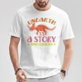 Unearth a Story Summer Reading 2026 Triceratops Dino Book T-Shirt Unique Gifts Unearth a Story Summer Reading 2026 Triceratops Dino Book T-Shirt Unique Gifts