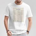 Vintage Library Due Date Card For Book Lovers Librarians T-Shirt Unique Gifts Vintage Library Due Date Card For Book Lovers Librarians T-Shirt Unique Gifts