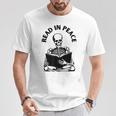 Whimsigoth Skeleton Reading A Book Dark Gothic Aesthetic T-Shirt Unique Gifts