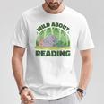 Wild About Reading Books Rhino Pig And Crocodile T-Shirt Unique Gifts Wild About Reading Books Rhino Pig And Crocodile T-Shirt Unique Gifts