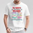 Women's Book Lover 10 Ways To Become a Reader Quote T-Shirt Unique Gifts Women's Book Lover 10 Ways To Become a Reader Quote T-Shirt Unique Gifts