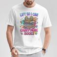 Women's Book Lover Fitness Mom Lifting Reading Humor Graphic T-Shirt Unique Gifts