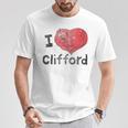 Women's Clifford The Big Red Dog I Heart Clifford Childrens Books T-Shirt Unique Gifts Women's Clifford The Big Red Dog I Heart Clifford Childrens Books T-Shirt Unique Gifts