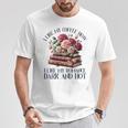 Women's Dark Romance Books Coffee Lover Spicy Book Bookish Women T-Shirt Unique Gifts Women's Dark Romance Books Coffee Lover Spicy Book Bookish Women T-Shirt Unique Gifts