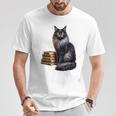 Women's Smokey Maine Coon Cat Book Lover T-Shirt Unique Gifts Women's Smokey Maine Coon Cat Book Lover T-Shirt Unique Gifts