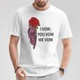Women's Smutty Book ShirtI Vow You Vow We Vow Merch Dark Romance T-Shirt Unique Gifts