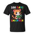 100 Days Smarter Happy Cute Cat Reading A Book T-Shirt