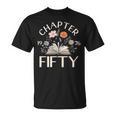 1976 Chapter Fifty 50th Birthday Decorations Wildflower Book T-Shirt