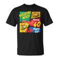 40 Years Old Birthday Comic Style Book Lover Party T-Shirt 40 Years Old Birthday Comic Style Book Lover Party T-Shirt