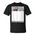 My 88th Birthday Guestbook 88 Years Birthday Party Sign My T-Shirt