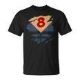 8th Birthday Comic Book Superhero Born In 2017 T-Shirt 8th Birthday Comic Book Superhero Born In 2017 T-Shirt