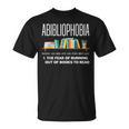 Abibliophobia Book Lover Avid Reader Bookworm Book Reader T-Shirt