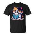 Adorable Book Lover Calico Cat With Reading Glasses Cute For Men Women Kids T-Shirt Adorable Book Lover Calico Cat With Reading Glasses Cute For Men Women Kids T-Shirt