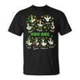 You Are Affirmations Goose StPatrick's Day Book Teacher T-Shirt