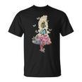 Alice In Wonderland Magical Garden Vintage Book T-Shirt Alice In Wonderland Magical Garden Vintage Book T-Shirt