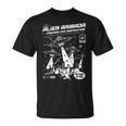 Alien Abduction UFO Lovers Comic Book Style Shirt T-Shirt
