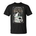 Anti-Social Book-Club Cat Graphic T-Shirt Anti-Social Book-Club Cat Graphic T-Shirt
