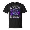 Assuming I'm Just An Old Lady Fantasy Book Reader Mom Dragon T-Shirt