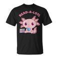 Axolotl Read A Lotl Book Lover Reading Books Cute T-Shirt Axolotl Read A Lotl Book Lover Reading Books Cute T-Shirt