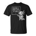 Axolotl Reading Is AXO-Lots Of Fun Book Lover T-Shirt Axolotl Reading Is AXO-Lots Of Fun Book Lover T-Shirt