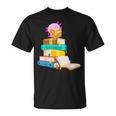 Axolotl Reading Book Bookworm Book Lover Girls Boys T-Shirt Axolotl Reading Book Bookworm Book Lover Girls Boys T-Shirt