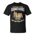 Banned Book Set Book Lover Banned Book List Librarian T-Shirt