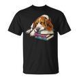 Basset Hound Books Dog Breed Graphic T-Shirt Basset Hound Books Dog Breed Graphic T-Shirt