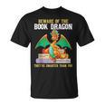 Beware Of The Book Dragon Mythical Creatures T-Shirt Beware Of The Book Dragon Mythical Creatures T-Shirt
