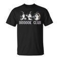 Boo Ghost Books Book Club Halloween Women School Teacher T-Shirt Boo Ghost Books Book Club Halloween Women School Teacher T-Shirt