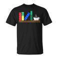 Book Books Shelf Coffee Reading Hobby T-Shirt