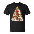 Book Christmas Tree Reading T-Shirt