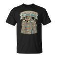 Book Dragon Bookworm Reader Retro T-Shirt