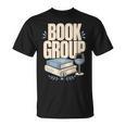 Book Group Reader Club Crew Cozy Nights Book Club T-Shirt