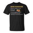 Book Hangover Definition Reading Lover T-Shirt