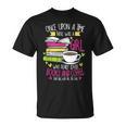 Book Lover & Coffee Reader Reading Quote Women & Girls T-Shirt