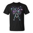 Book Lover Bookworm Reading Books Butterfly T-Shirt