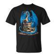 Book Lover Bookworm Reading Books Dragon T-Shirt Book Lover Bookworm Reading Books Dragon T-Shirt