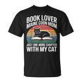 Book Lover Maine Coon Mom Just One More Chapter With My Cat T-Shirt Book Lover Maine Coon Mom Just One More Chapter With My Cat T-Shirt