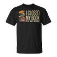 Book Lover For Men Women Reader Cool Librarian T-Shirt