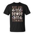 Book Lover Plot Girl Summer Books Coquette Bow Book Girly B T-Shirt Book Lover Plot Girl Summer Books Coquette Bow Book Girly B T-Shirt