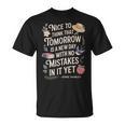 Book Lover Tomorrow Quote Anne Shirley T-Shirt Book Lover Tomorrow Quote Anne Shirley T-Shirt