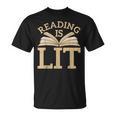 Book Novel Abendteuer Story Reading T-Shirt
