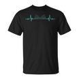 Book Reader Heartbeat Shirt Reading Lover Bookworm T-Shirt