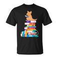 Book Reading Kangaroo Tea Coffee Kawaii Bookworm T-Shirt