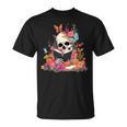 Book Reading Skull Skeleton Flowers Floral Bookish Butterfly T-Shirt Book Reading Skull Skeleton Flowers Floral Bookish Butterfly T-Shirt