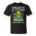 Book Sea Turtle Summer Reading 2026 Unearth a Story T-Shirt