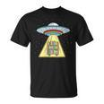 Book Shelf Ufo Abduction T-Shirt Book Shelf Ufo Abduction T-Shirt