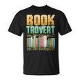 Book Trovert Introvert Reader T-Shirt