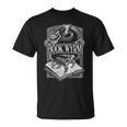 Book Wyrm BookWyrm Dragon Reading Lover Distressed T-Shirt Book Wyrm BookWyrm Dragon Reading Lover Distressed T-Shirt