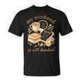 My Weekend Is All Booked Cozy Book Lover Reading T-Shirt My Weekend Is All Booked Cozy Book Lover Reading T-Shirt